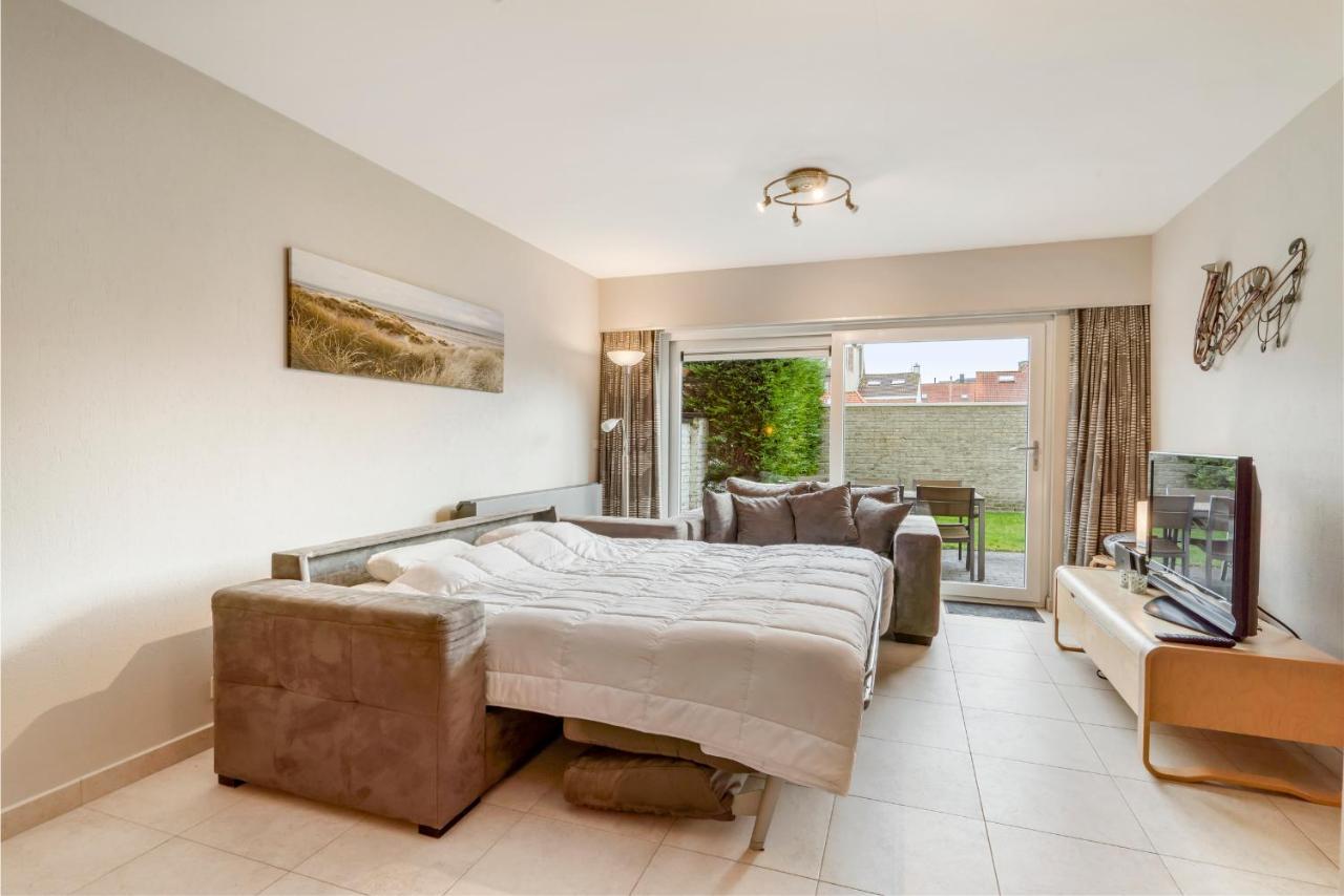 Luxury Apartment With Garden Close To The Beach Ostende Kültér fotó